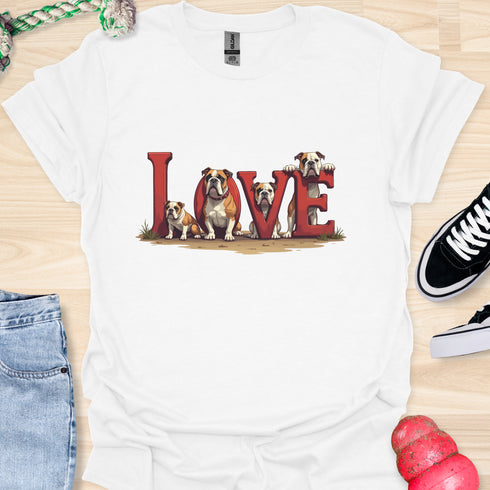 Love is a four legged word - V5 - The Family Peek T-Shirt
